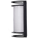 SATCO/NUVO 18.5W LED Rectangular Bulk Head Outdoor Fixture 1100Lm 90 CRI 120V 3000K Black Finish - White Glass (62-1394)