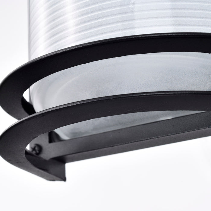 SATCO/NUVO 18.5W LED Rectangular Bulk Head Outdoor Fixture 1100Lm 90 CRI 120V 3000K Black Finish - White Glass (62-1394)
