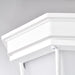 SATCO/NUVO 18.5W LED Spider Cage Outdoor Fixture 1100Lm 90 CRI 120V 3000K White Finish - Frosted Glass (62-1399)
