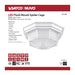 SATCO/NUVO 18.5W LED Spider Cage Outdoor Fixture 1100Lm 90 CRI 120V 3000K White Finish - Frosted Glass (62-1399)