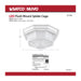 SATCO/NUVO 18.5W LED Spider Cage Outdoor Fixture 1100Lm 90 CRI 120V 3000K White Finish - Frosted Glass (62-1399)