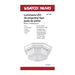 SATCO/NUVO 18.5W LED Spider Cage Outdoor Fixture 1100Lm 90 CRI 120V 3000K White Finish - Frosted Glass (62-1399)