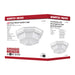 SATCO/NUVO 18.5W LED Spider Cage Outdoor Fixture 1100Lm 90 CRI 120V 3000K White Finish - Frosted Glass (62-1399)