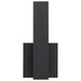 SATCO/NUVO Raven LED Outdoor Sconce 10 Inch Textured Matte Black Finish 8W 3000K (62-1425)