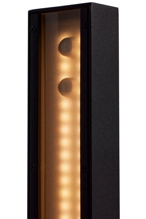 SATCO/NUVO Raven LED Outdoor Sconce 10 Inch Textured Matte Black Finish 8W 3000K (62-1425)
