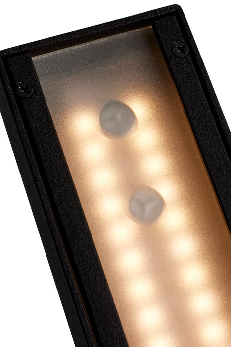 SATCO/NUVO Raven LED Outdoor Sconce 10 Inch Textured Matte Black Finish 8W 3000K (62-1425)
