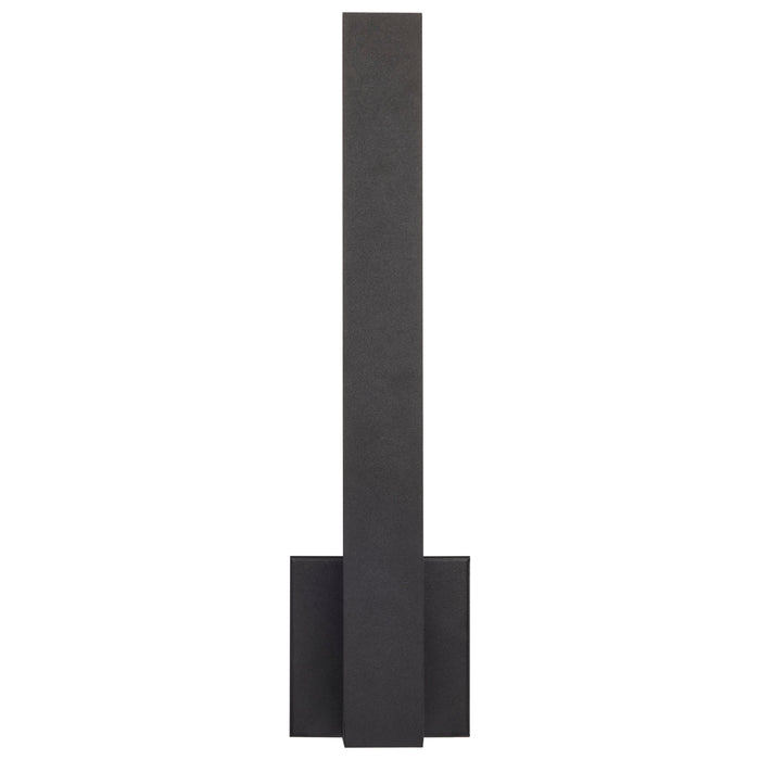 SATCO/NUVO Raven LED Outdoor Sconce 18 Inch Textured Matte Black Finish 15W 3000K (62-1426)