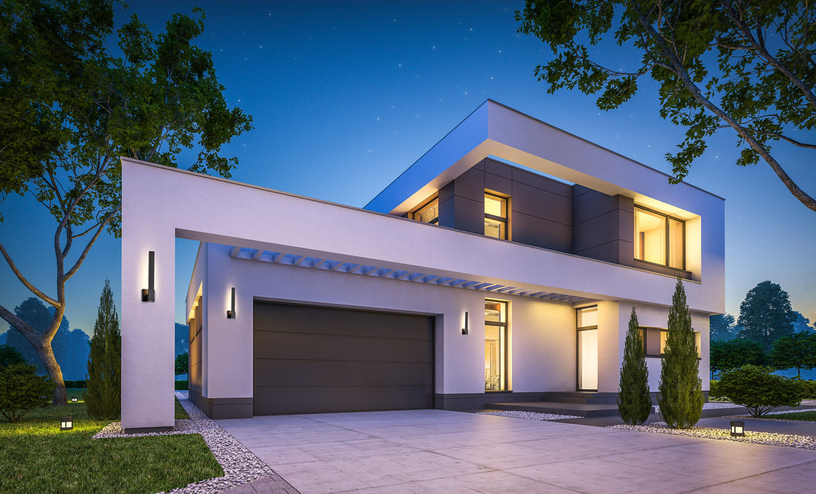 SATCO/NUVO Raven LED Outdoor Sconce 18 Inch Textured Matte Black Finish 15W 3000K (62-1426)