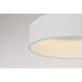 SATCO/NUVO Orbit 20W LED Flush Mount CCT Selectable 3000K/4000K/5000K 120-277V 90 CRI Dimmable White (62-1451R1)