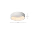 SATCO/NUVO Orbit 20W LED Flush Mount CCT Selectable 3000K/4000K/5000K 120-277V 90 CRI Dimmable White (62-1451R1)