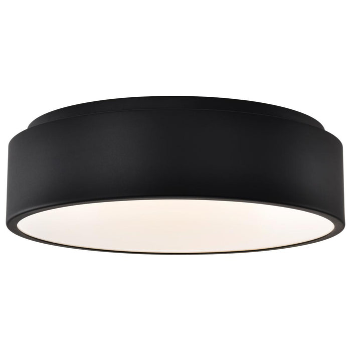 SATCO/NUVO Orbit 20W LED Flush Mount CCT Selectable 3000K/4000K/5000K 120-277V 90 CRI Dimmable Black (62-1452R1)