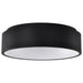 SATCO/NUVO Orbit 20W LED Flush Mount CCT Selectable 3000K/4000K/5000K 120-277V 90 CRI Dimmable Black (62-1452R1)