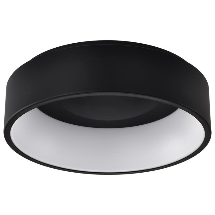 SATCO/NUVO Orbit 20W LED Flush Mount CCT Selectable 3000K/4000K/5000K 120-277V 90 CRI Dimmable Black (62-1452R1)