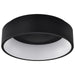 SATCO/NUVO Orbit 20W LED Flush Mount CCT Selectable 3000K/4000K/5000K 120-277V 90 CRI Dimmable Black (62-1452R1)