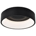 SATCO/NUVO Orbit 20W LED Flush Mount CCT Selectable 3000K/4000K/5000K 120-277V 90 CRI Dimmable Black (62-1452R1)