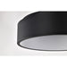 SATCO/NUVO Orbit 20W LED Flush Mount CCT Selectable 3000K/4000K/5000K 120-277V 90 CRI Dimmable Black (62-1452R1)