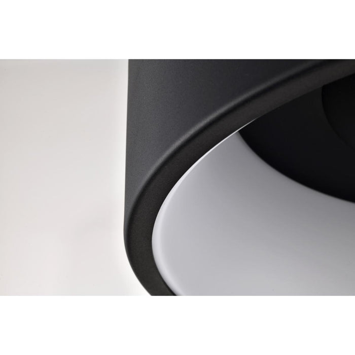 SATCO/NUVO Orbit 20W LED Flush Mount CCT Selectable 3000K/4000K/5000K 120-277V 90 CRI Dimmable Black (62-1452R1)