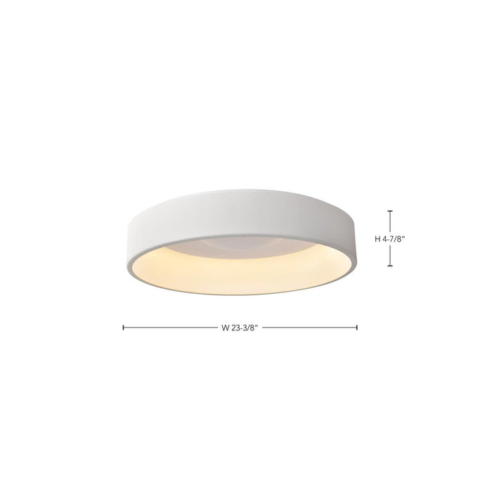 SATCO/NUVO Orbit 30W LED Flush Mount CCT Selectable 3000K/4000K/5000K 120-277V 90 CRI Dimmable White (62-1453R1)