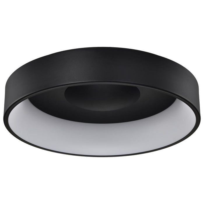 SATCO/NUVO Orbit 30W LED Flush Mount CCT Selectable 3000K/4000K/5000K 120-277V 90 CRI Dimmable Black (62-1454R1)