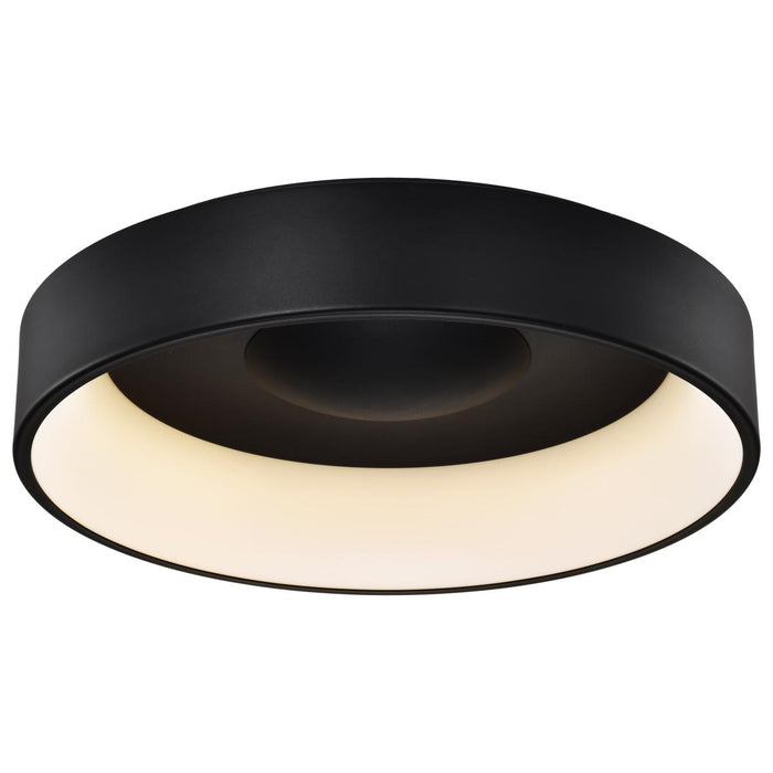 SATCO/NUVO Orbit 30W LED Flush Mount CCT Selectable 3000K/4000K/5000K 120-277V 90 CRI Dimmable Black (62-1454R1)