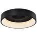SATCO/NUVO Orbit 30W LED Flush Mount CCT Selectable 3000K/4000K/5000K 120-277V 90 CRI Dimmable Black (62-1454R1)