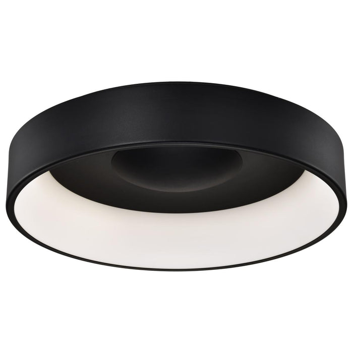 SATCO/NUVO Orbit 30W LED Flush Mount CCT Selectable 3000K/4000K/5000K 120-277V 90 CRI Dimmable Black (62-1454R1)