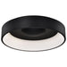 SATCO/NUVO Orbit 30W LED Flush Mount CCT Selectable 3000K/4000K/5000K 120-277V 90 CRI Dimmable Black (62-1454R1)