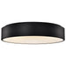 SATCO/NUVO Orbit 30W LED Flush Mount CCT Selectable 3000K/4000K/5000K 120-277V 90 CRI Dimmable Black (62-1454R1)