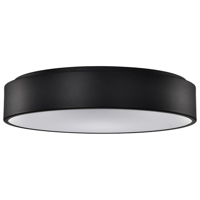 SATCO/NUVO Orbit 30W LED Flush Mount CCT Selectable 3000K/4000K/5000K 120-277V 90 CRI Dimmable Black (62-1454R1)