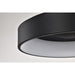 SATCO/NUVO Orbit 30W LED Flush Mount CCT Selectable 3000K/4000K/5000K 120-277V 90 CRI Dimmable Black (62-1454R1)
