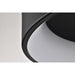 SATCO/NUVO Orbit 30W LED Flush Mount CCT Selectable 3000K/4000K/5000K 120-277V 90 CRI Dimmable Black (62-1454R1)