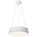 SATCO/NUVO Orbit 20W LED Pendant CCT Selectable 3000K/4000K/500K 120-277V 90 CRI Dimmable White (62-1455R1)