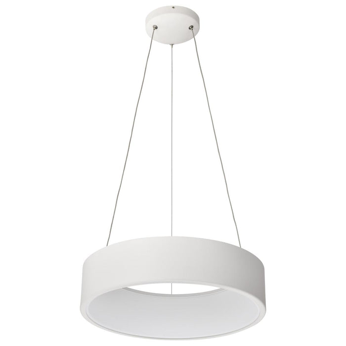 SATCO/NUVO Orbit 20W LED Pendant CCT Selectable 3000K/4000K/500K 120-277V 90 CRI Dimmable White (62-1455R1)