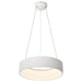 SATCO/NUVO Orbit 20W LED Pendant CCT Selectable 3000K/4000K/500K 120-277V 90 CRI Dimmable White (62-1455R1)
