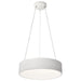 SATCO/NUVO Orbit 20W LED Pendant CCT Selectable 3000K/4000K/500K 120-277V 90 CRI Dimmable White (62-1455R1)