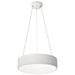 SATCO/NUVO Orbit 20W LED Pendant CCT Selectable 3000K/4000K/500K 120-277V 90 CRI Dimmable White (62-1455R1)