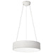 SATCO/NUVO Orbit 20W LED Pendant CCT Selectable 3000K/4000K/500K 120-277V 90 CRI Dimmable White (62-1455R1)