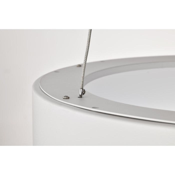 SATCO/NUVO Orbit 20W LED Pendant CCT Selectable 3000K/4000K/500K 120-277V 90 CRI Dimmable White (62-1455R1)