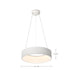 SATCO/NUVO Orbit 20W LED Pendant CCT Selectable 3000K/4000K/500K 120-277V 90 CRI Dimmable White (62-1455R1)
