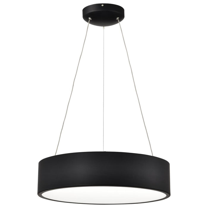 SATCO/NUVO Orbit 20W LED Pendant CCT Selectable 3000K/4000K/500K 120-277V 90 CRI Dimmable Black (62-1456R1)