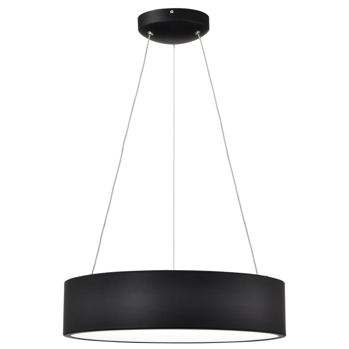 SATCO/NUVO Orbit 20W LED Pendant CCT Selectable 3000K/4000K/500K 120-277V 90 CRI Dimmable Black (62-1456R1)