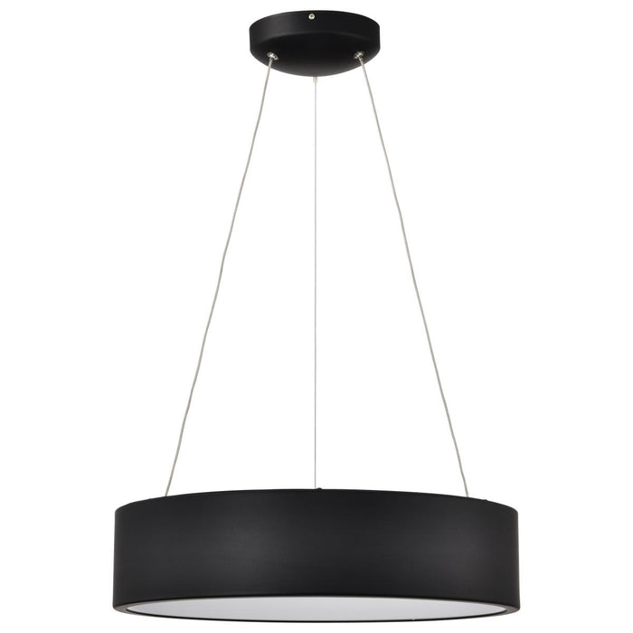 SATCO/NUVO Orbit 20W LED Pendant CCT Selectable 3000K/4000K/500K 120-277V 90 CRI Dimmable Black (62-1456R1)