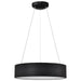 SATCO/NUVO Orbit 20W LED Pendant CCT Selectable 3000K/4000K/500K 120-277V 90 CRI Dimmable Black (62-1456R1)