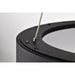 SATCO/NUVO Orbit 20W LED Pendant CCT Selectable 3000K/4000K/500K 120-277V 90 CRI Dimmable Black (62-1456R1)