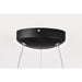 SATCO/NUVO Orbit 20W LED Pendant CCT Selectable 3000K/4000K/500K 120-277V 90 CRI Dimmable Black (62-1456R1)