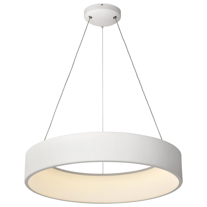 SATCO/NUVO Orbit 30W LED Pendant CCT Selectable 3000K/4000K/500K 120-277V 90 CRI Dimmable White (62-1457R1)