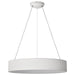 SATCO/NUVO Orbit 30W LED Pendant CCT Selectable 3000K/4000K/500K 120-277V 90 CRI Dimmable White (62-1457R1)