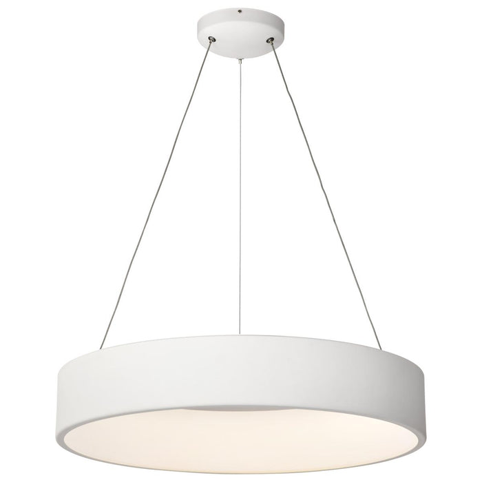 SATCO/NUVO Orbit 30W LED Pendant CCT Selectable 3000K/4000K/500K 120-277V 90 CRI Dimmable White (62-1457R1)