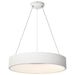 SATCO/NUVO Orbit 30W LED Pendant CCT Selectable 3000K/4000K/500K 120-277V 90 CRI Dimmable White (62-1457R1)