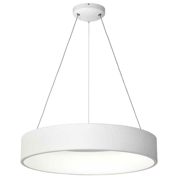 SATCO/NUVO Orbit 30W LED Pendant CCT Selectable 3000K/4000K/500K 120-277V 90 CRI Dimmable White (62-1457R1)